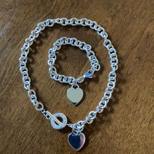 Authentic Tiffany & Co. Toggle Necklace & Bracelet